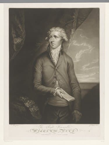 Portret van William Pitt by John Murphy