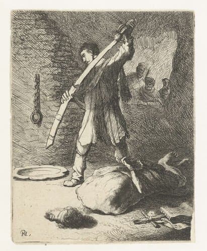The beheading of St John the Baptist by Rembrandt van Rijn