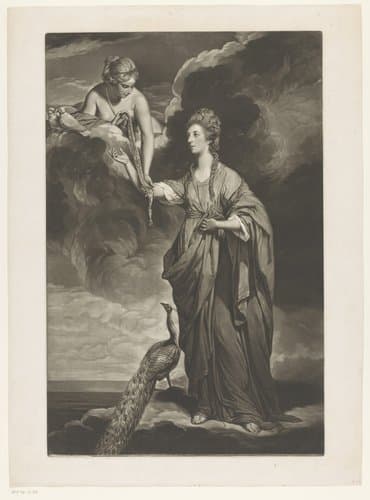 Portret van Annabella Bunbury as Juno by John Dixon