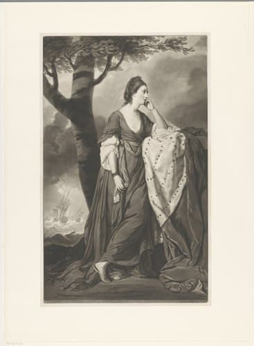 Portret van Mary Bertie, hertogin van Ancaster en Kesteven by John Dixon