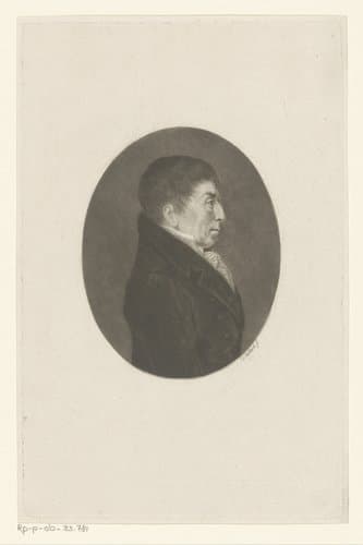 Portret van een onbekende man, mogelijk J.C. Krauss