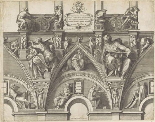 Libische Sibille en de profeet Daniël by Cherubino Alberti