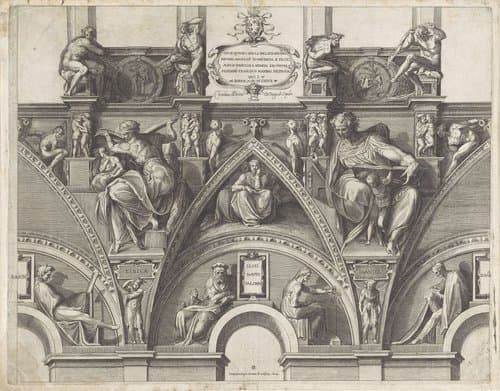 Libische Sibille en de profeet Daniël by Cherubino Alberti