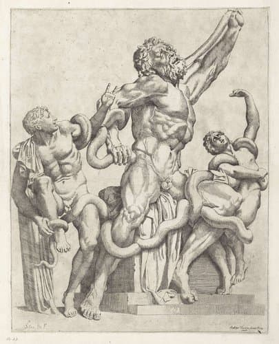 Laocoöngroep by Sisto Badalocchio