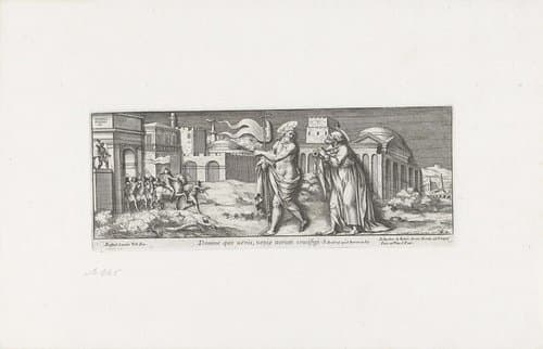 Domine quo uenis; uenio iterum crucifigi by Pietro Sante Bartoli