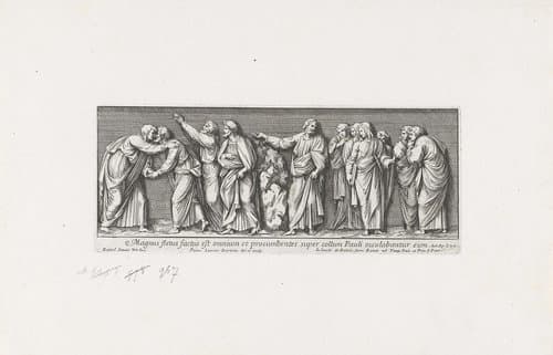 Afscheid van Paulus in Antiochië by Pietro Sante Bartoli
