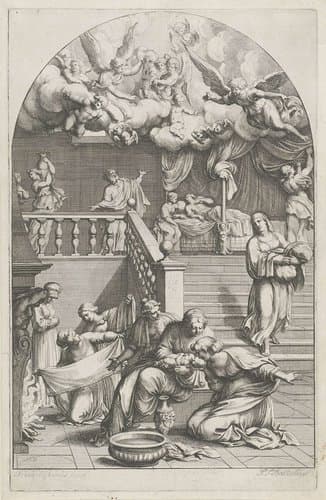 Birth of the Virgin by Pietro Sante Bartoli