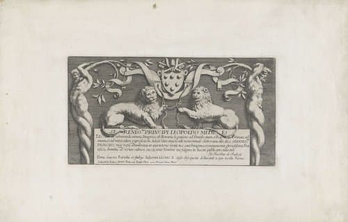 Scènes uit het leven van paus Leo X by Pietro Sante Bartoli