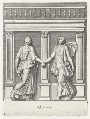 Reliëfs in de Loggia van Rafaël by Pietro Sante Bartoli
