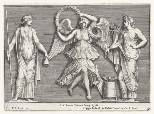 Reliëfs in de Loggia van Rafaël by Pietro Sante Bartoli
