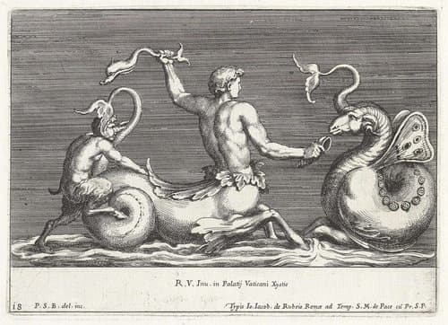 Reliëfs in de Loggia van Rafaël by Pietro Sante Bartoli
