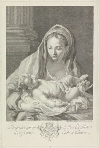 Maria met kind by Fabio Berardi