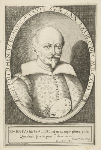 Portret van de schilder Guido Reni by Floriano del Buono