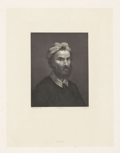 Portret van de schilder Domenico Beccafumi by Achille Calzi
