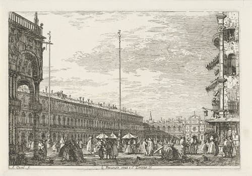 Piazza San Marco by Canaletto