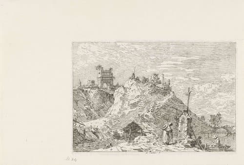 Vedute altre prese da i Luoghi altre ideate da Antonio Canal by Canaletto