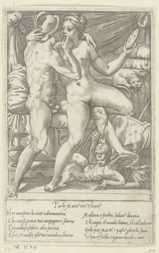 De liefdes van de goden by Giovanni Jacopo Caraglio