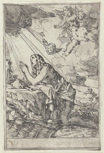 De boetvaardige Maria Magdalena by Giulio Carpioni (I)