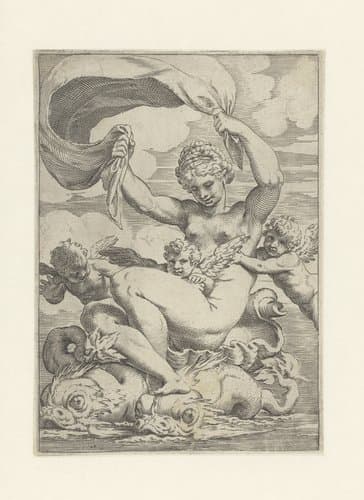 Venus of Galatea by Agostino Carracci