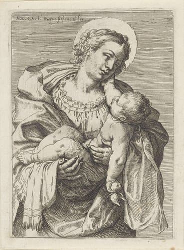 Maria met Kind by Annibale Carracci