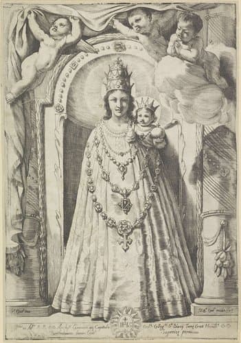 Beeld van Maria met Kind by Giovanni Battista Pasquilini