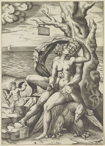 Jupiter en Semele by Marco Dente