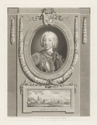 Portret van Karel Emanuel III, koning van Sardinië