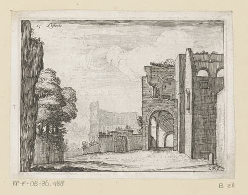 Gezichten op Rome by Giovanni Battista Mercati