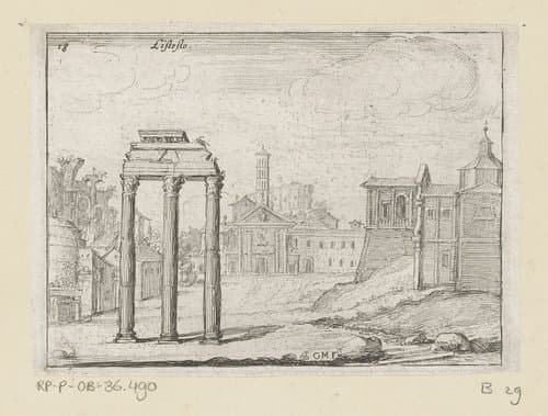 Gezichten op Rome by Giovanni Battista Mercati