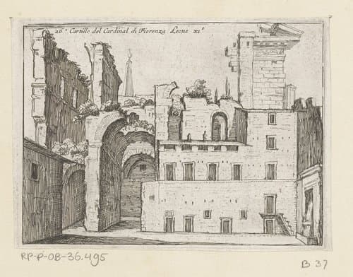 Resten van het Serapeum te Rome