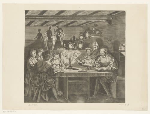 Academie van beeldhouwer Baccio Bandinelli by anonymous