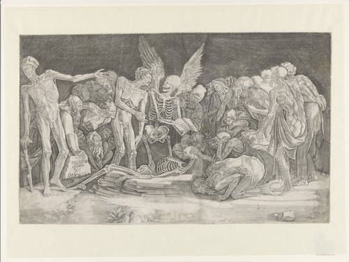 Skeletten by Agostino Veneziano