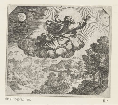 God schept de zon by Antonio Tempesta