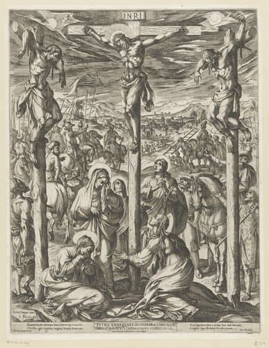 Kruisiging by Antonio Tempesta