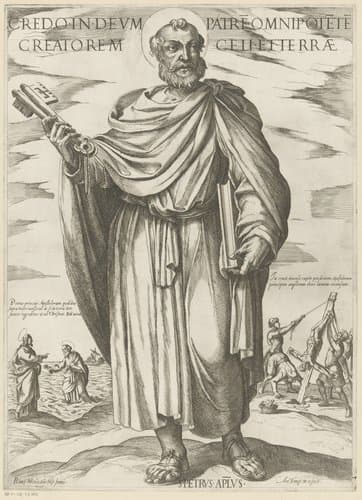 De heilige Petrus by Antonio Tempesta