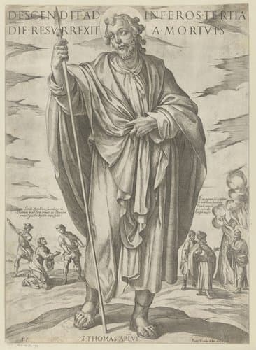 De heilige Tomas by Antonio Tempesta