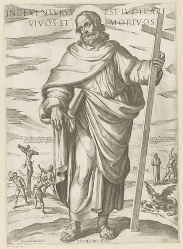 De heilige Filippus by Antonio Tempesta