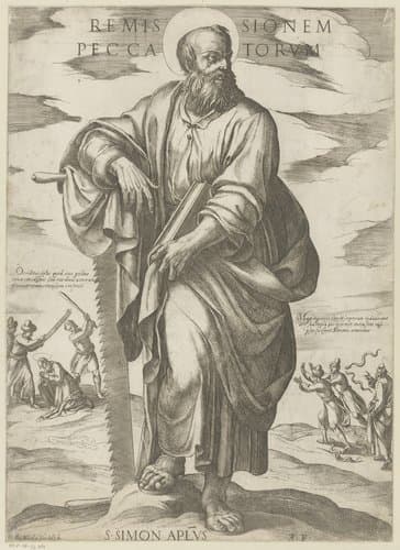 De heilige Simon by Antonio Tempesta