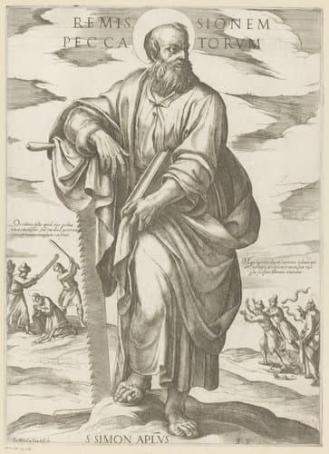 De heilige Simon by Antonio Tempesta