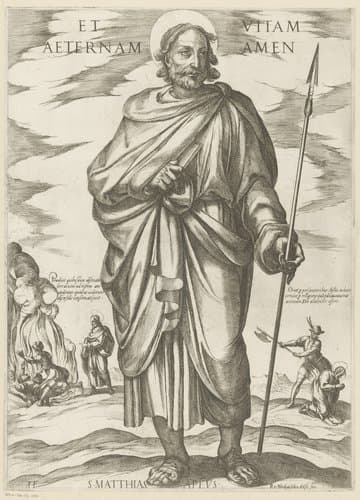 De heilige Mattias by Antonio Tempesta