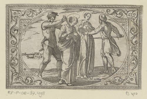 Romeinse martelaressen by Antonio Tempesta
