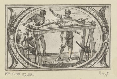 Romeinse martelaressen by Antonio Tempesta