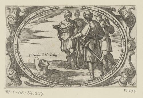 Imagini di moltes vergini Rom nel martirio by Antonio Tempesta