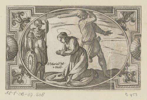 Romeinse martelaressen by Antonio Tempesta