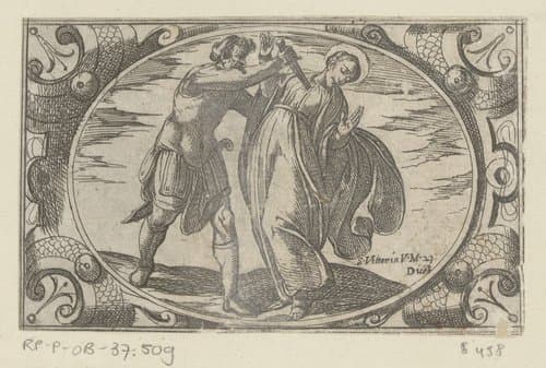 Romeinse martelaressen by Antonio Tempesta