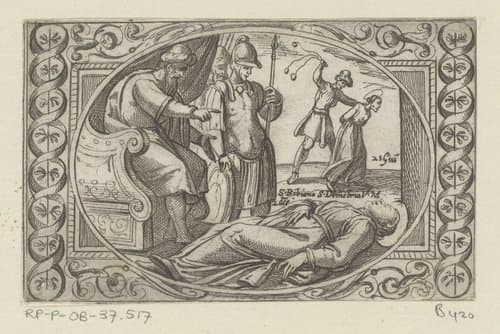 Romeinse martelaressen by Antonio Tempesta