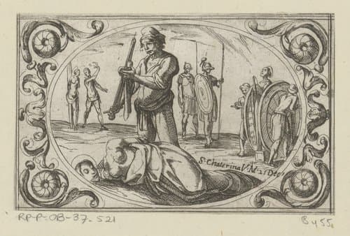 Imagini di moltes vergini Rom nel martirio by Antonio Tempesta