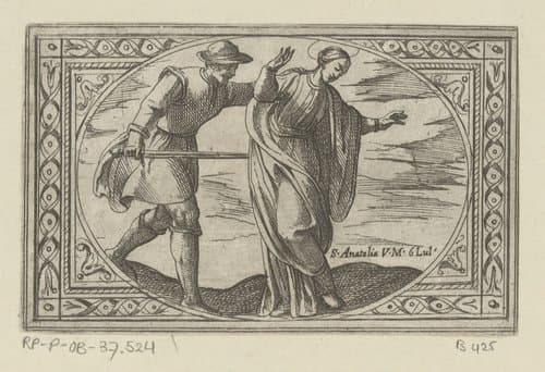 Romeinse martelaressen by Antonio Tempesta