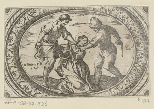 Imagini di moltes vergini Rom nel martirio by Antonio Tempesta