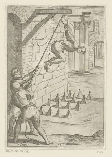 Foltering: het laten vallen op scherpe punten by Antonio Tempesta